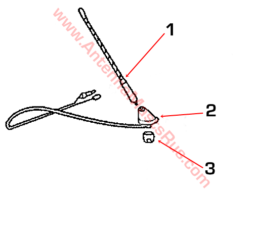 2005 toyota corolla antenna shop base replacement